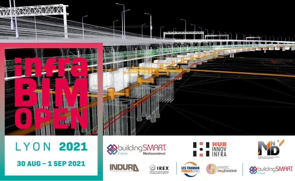 InfraBIM Open : rendez-vous à Lyon du 30 aout au 1er sept. 2021