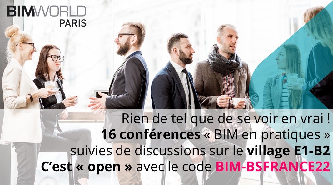 Conférences openBIM à BIM World : accès libre !